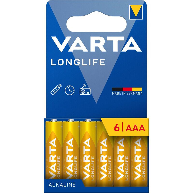 Baterie AAA LR3 VARTA Longlife (6 szt.)
