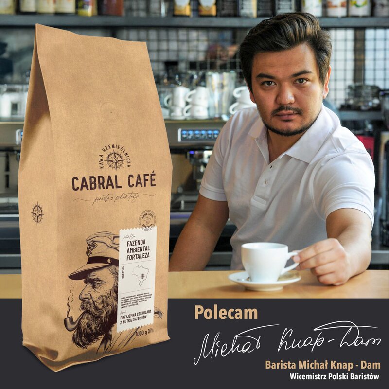 Kawa ziarnista CABRAL CAFE Fazenda Ambiental Fortaleza 1 kg (Rzemieślnicza)