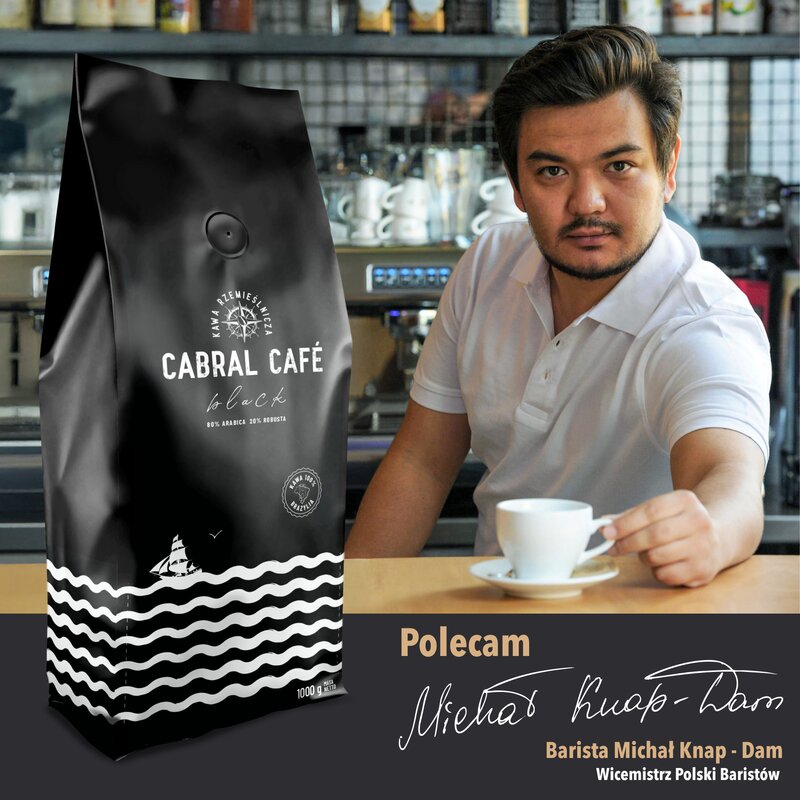 Kawa ziarnista CABRAL CAFE Black 1 kg (Rzemieślnicza)