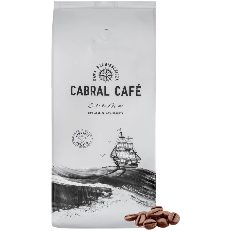 Kawa ziarnista CABRAL CAFE Crema 1 kg (Rzemieślnicza)