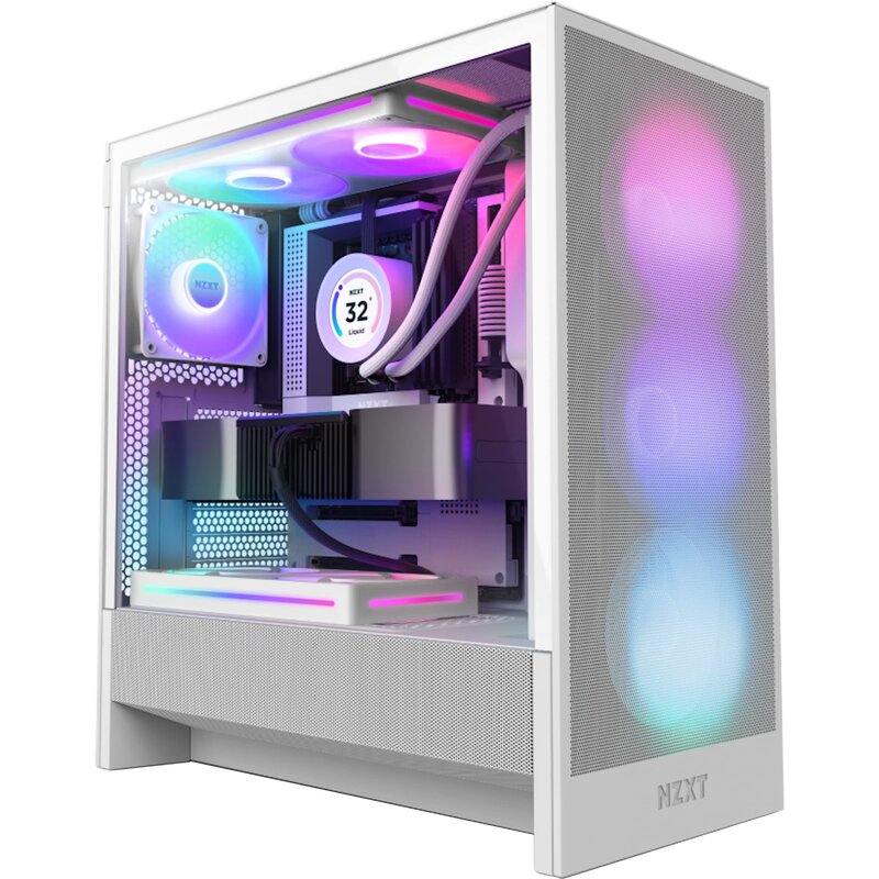 NZXT H5 Flow RGB Biały