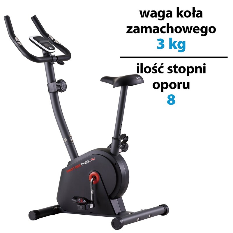 Rower magnetyczny BODY SCULPTURE C1660 V2 Czarny