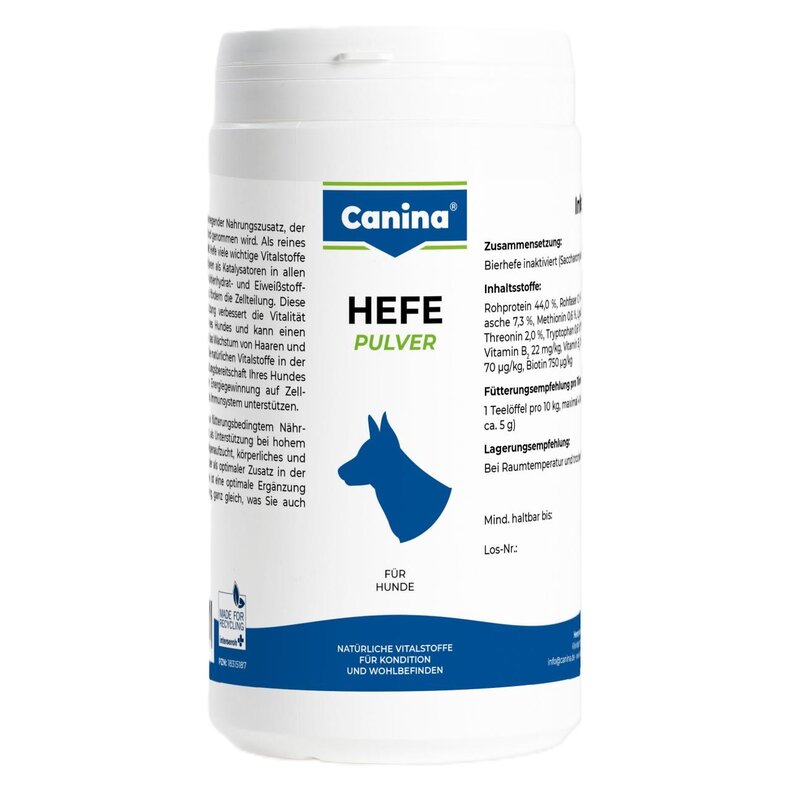 Suplement dla psa CANINA Drożdże piwowarskie 600 g