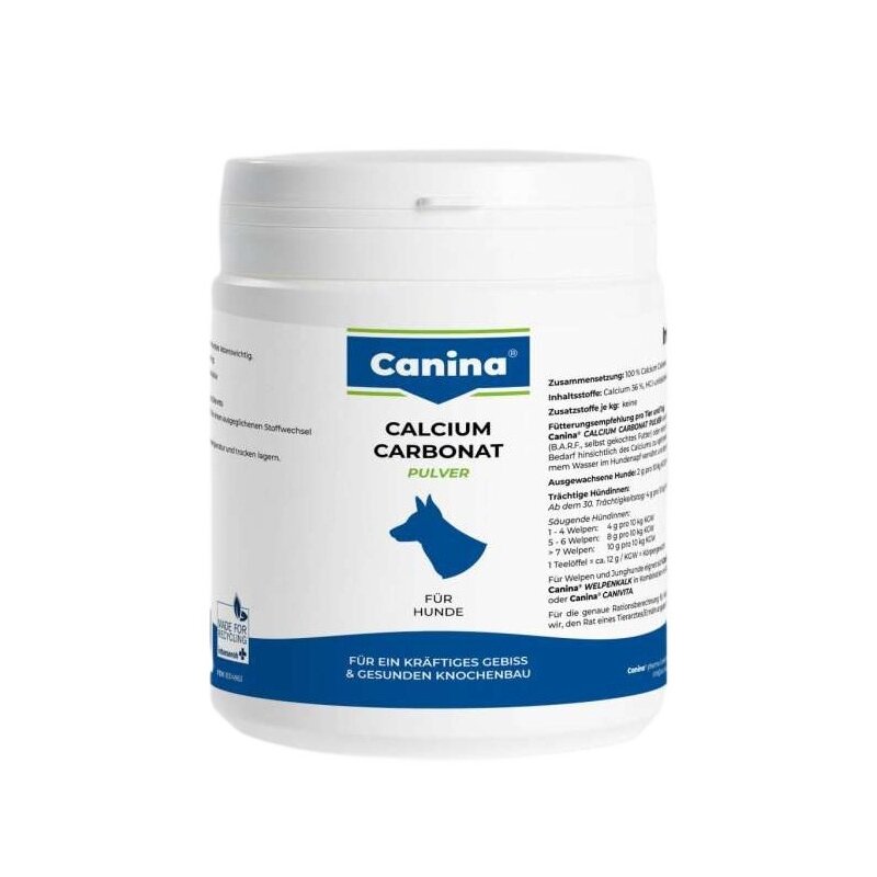 Suplement dla psa CANINA Węglan wapnia 400 g