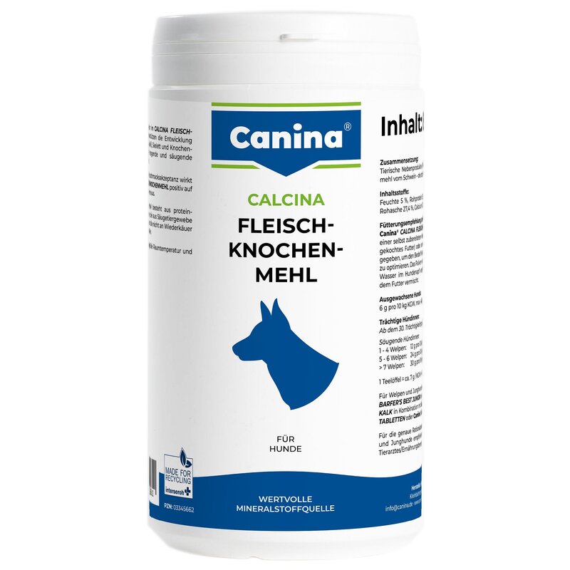 Suplement dla psa CANINA Mączka mięsno-kostna 800 g