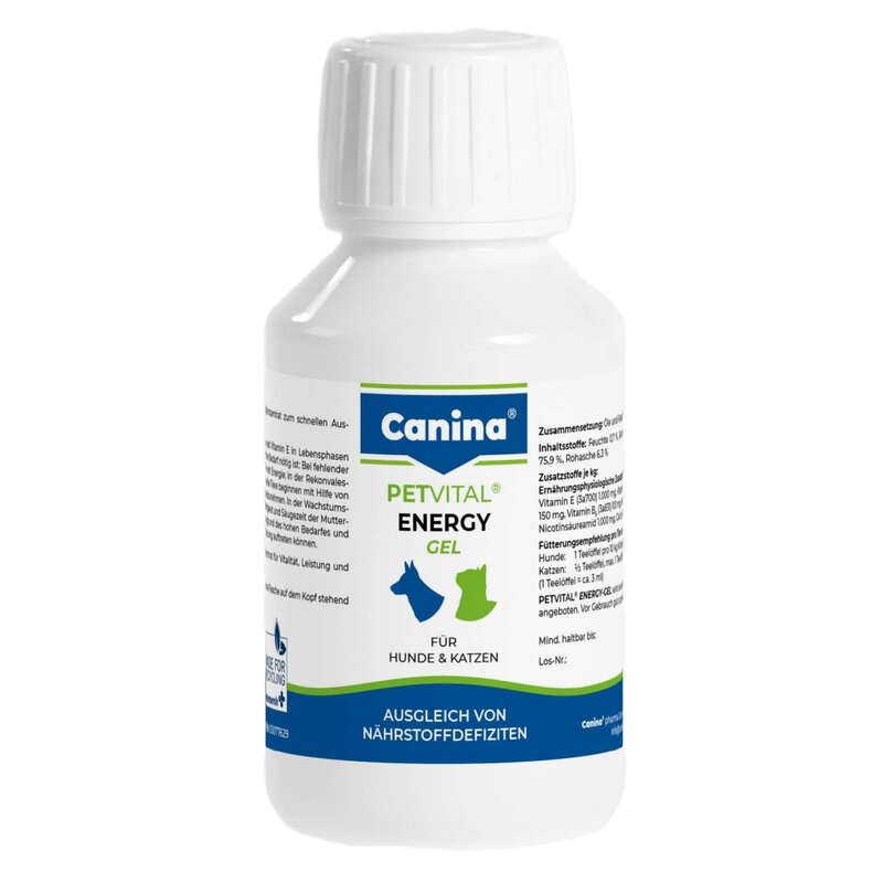 Suplement dla psa i kota CANINA Petvital Energy Gel 100 g