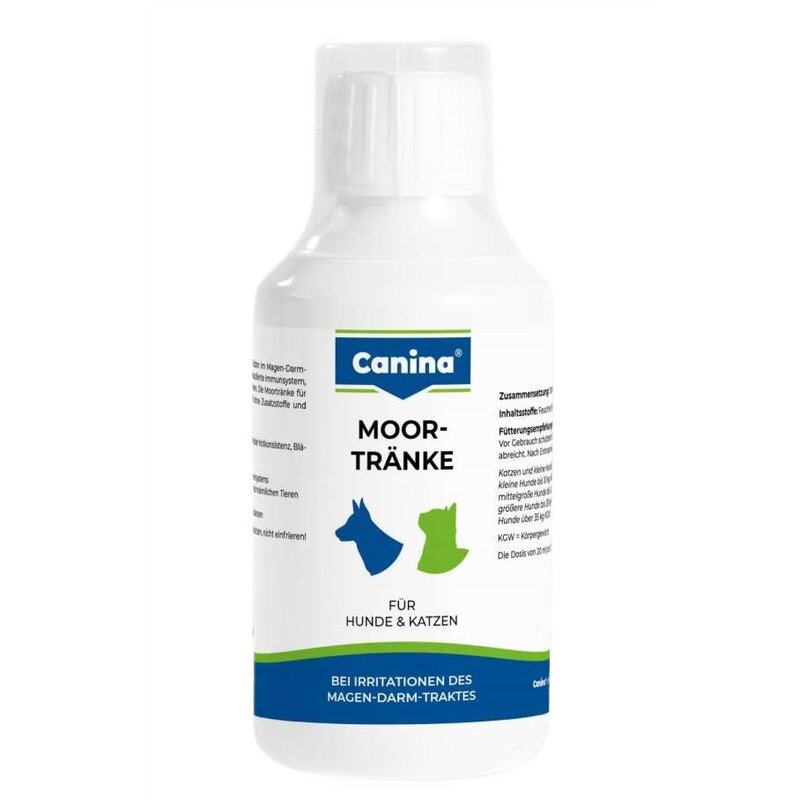 Suplement dla psa i kota CANINA Woda torfowa 250 ml