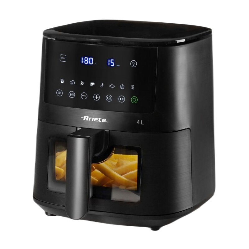 Air Fryer Frytkownica beztłuszczowa ARIETE 4633/00 Czarny 4l z okienkiem do obserwacji postępów gotowania