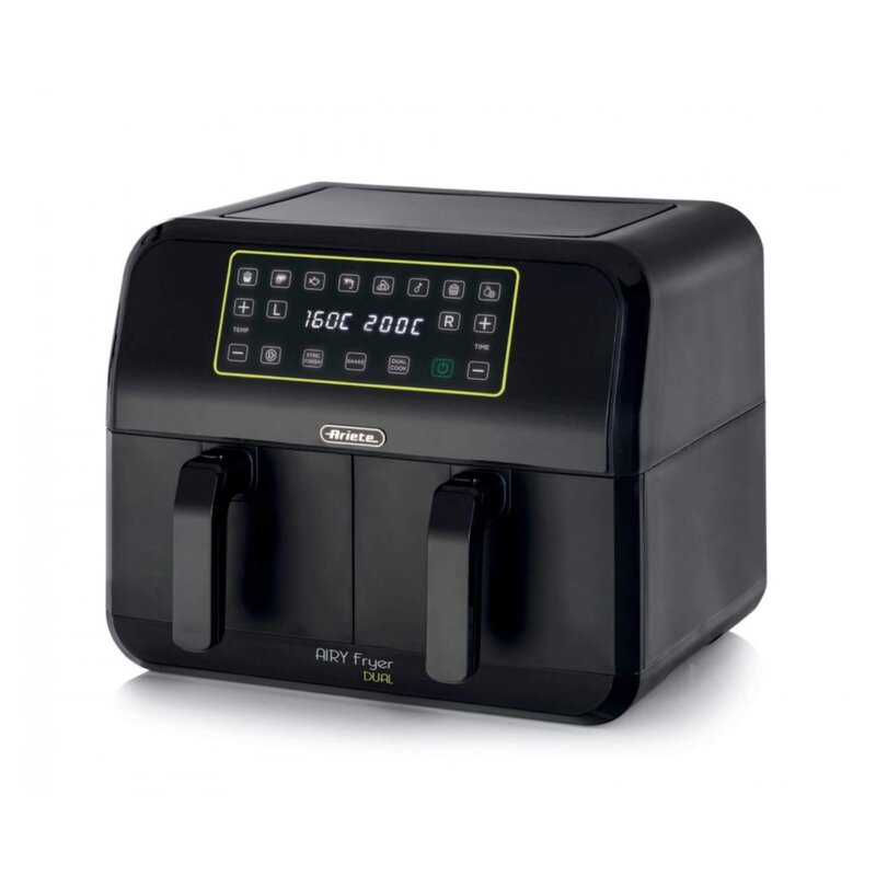 Air Fryer Frytkownica beztłuszczowa ARIETE 4623/00 8l z podwójnym koszem cyfrowy panel sterowania