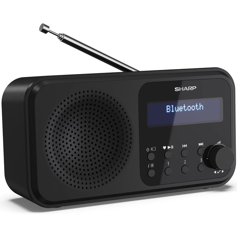 Sharp Tokyo DR-P421 BK Radio FM, DAB+ Czarny