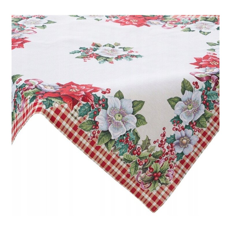 Obrus EUROFIRANY Cho 1273 100 x 100 cm Naturalny