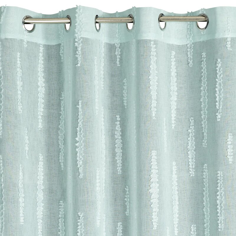 Firana gotowa EUROFIRANY Aleni 140 x 250 cm Miętowy