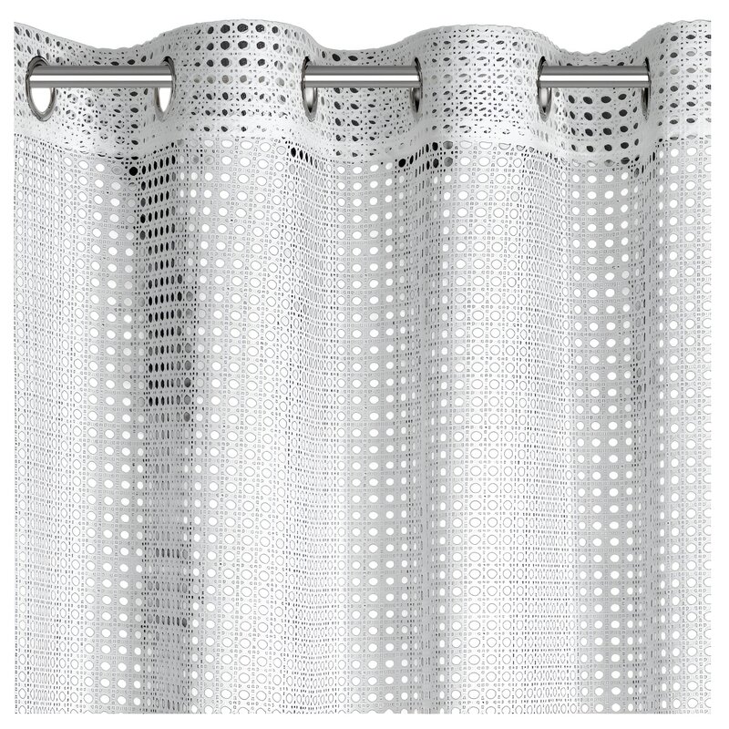 Firana gotowa EUROFIRANY Neri 140 x 250 cm Biały