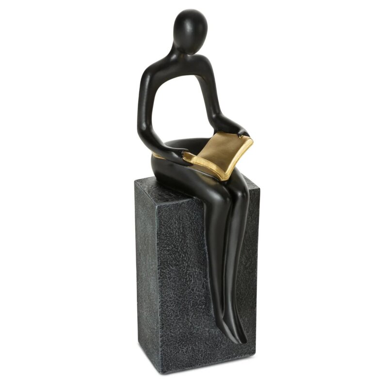 Figurka dekoracyjna EUROFIRANY Rico 01 Czarny