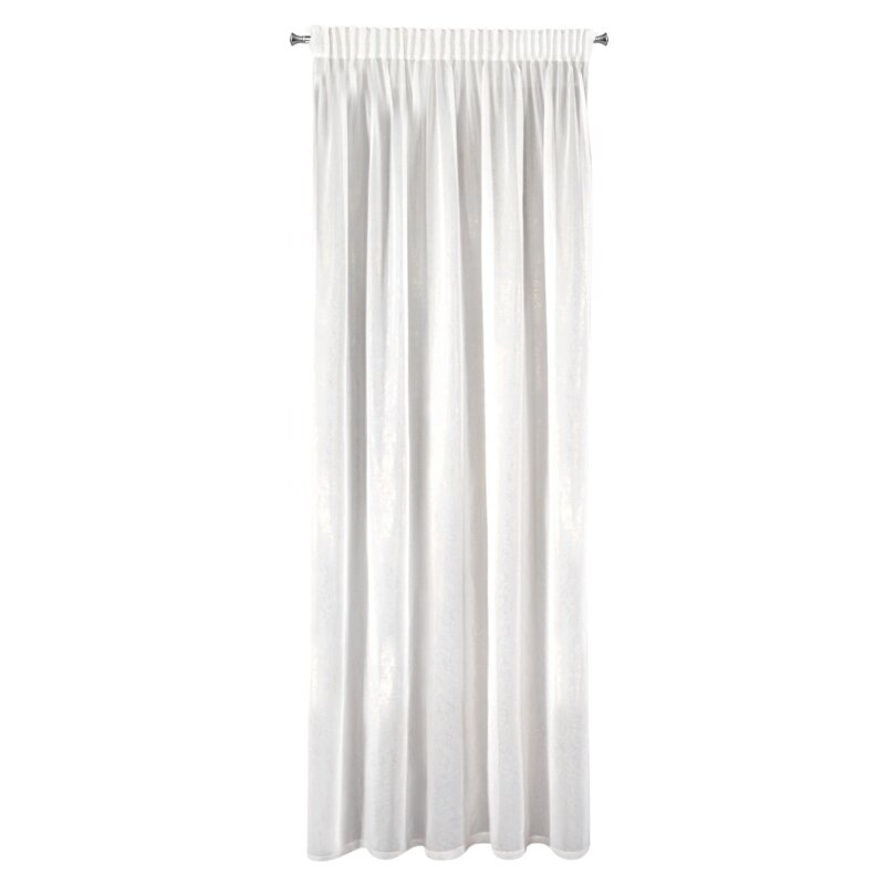 Firana gotowa EUROFIRANY Missy 140 x 270 cm Biały