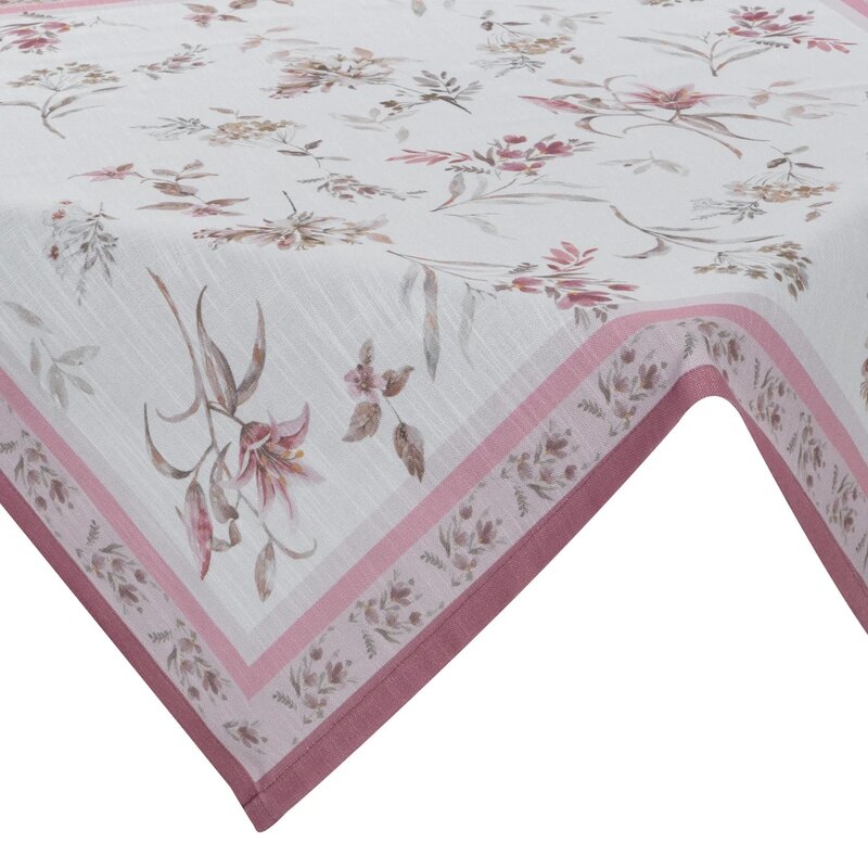 Obrus EUROFIRANY Summer 6 140 x 220 cm Naturalny