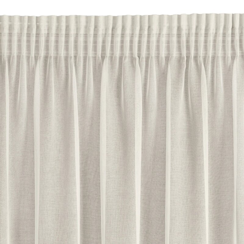 Firana gotowa EUROFIRANY Carli 140 x 270 cm Beżowy