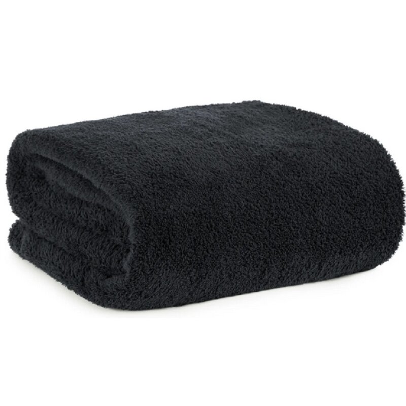 Koc EUROFIRANY D91 Lori 200 x 220 cm Czarny