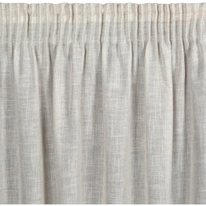 Zasłona EUROFIRANY Karli 140 x 270 cm Naturalny