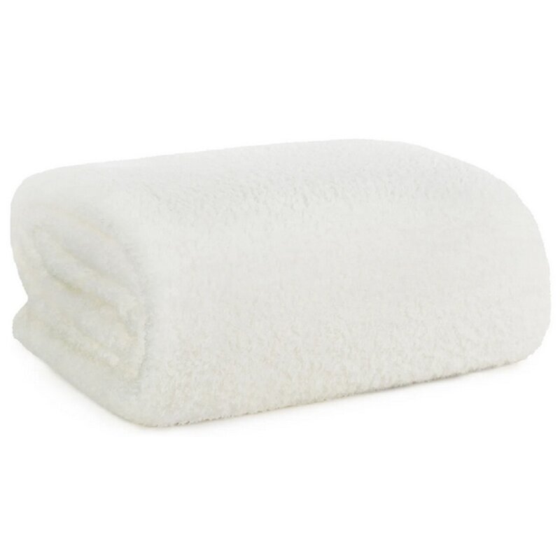 Koc EUROFIRANY D91 Lori 200 x 220 cm Biały