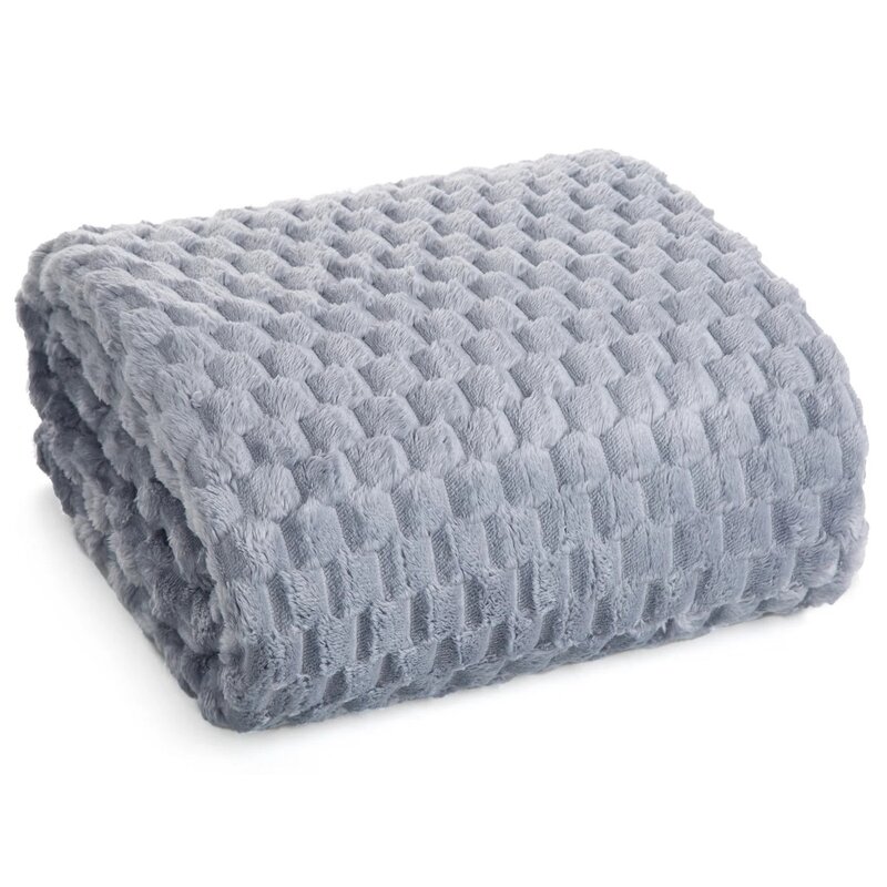 Koc EUROFIRANY Cindy6 150 x 200 cm Srebrny