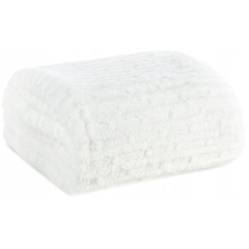 Koc EUROFIRANY D91 Lisa 130 x 170 cm Biały