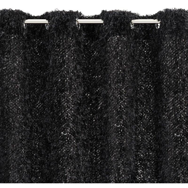 Zasłona EUROFIRANY Marion 1 140 x 250 cm Czarny