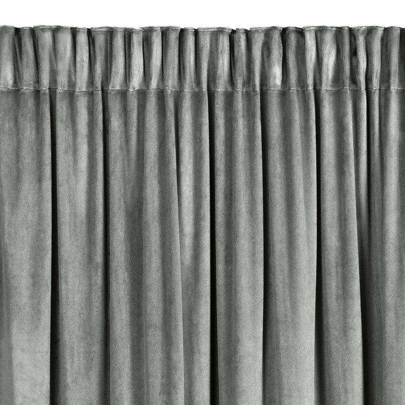 Zasłona EUROFIRANY Carli 140 x 250 cm Srebrny