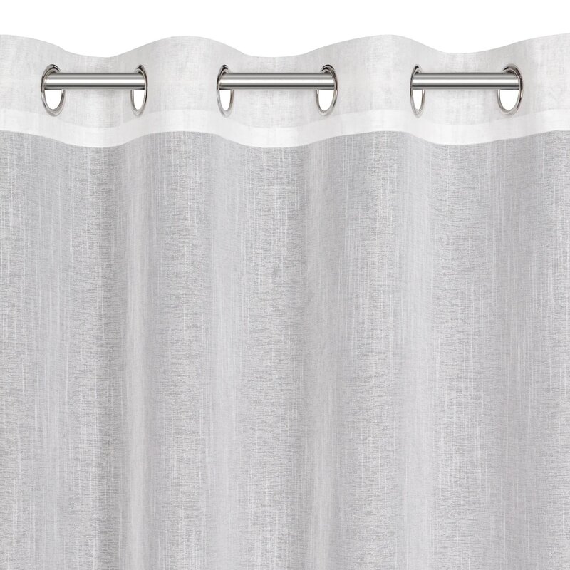 Firana gotowa EUROFIRANY Amira 140 x 250 cm Biały