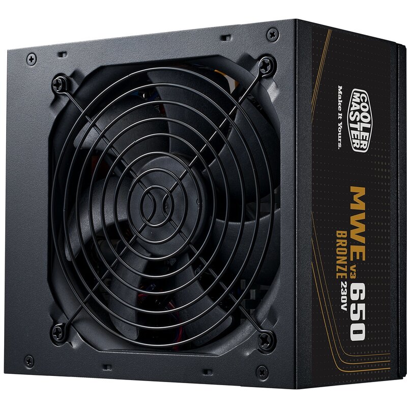 Zasilacz COOLER MASTER MWE V3 650W 230V 80 Plus Bronze