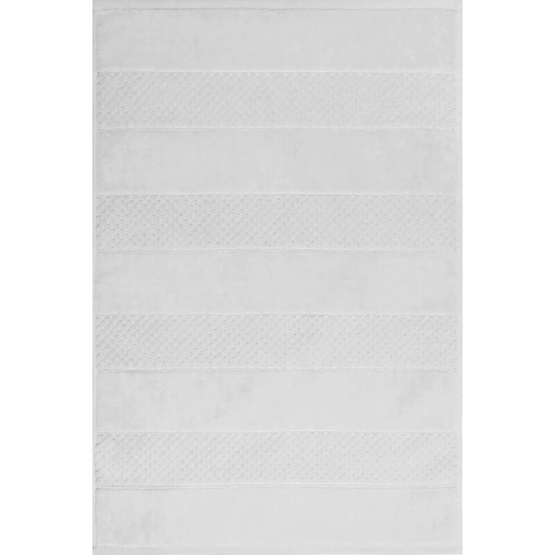 Dywanik łazienkowy Jessi 451470 Prostokątny Biały