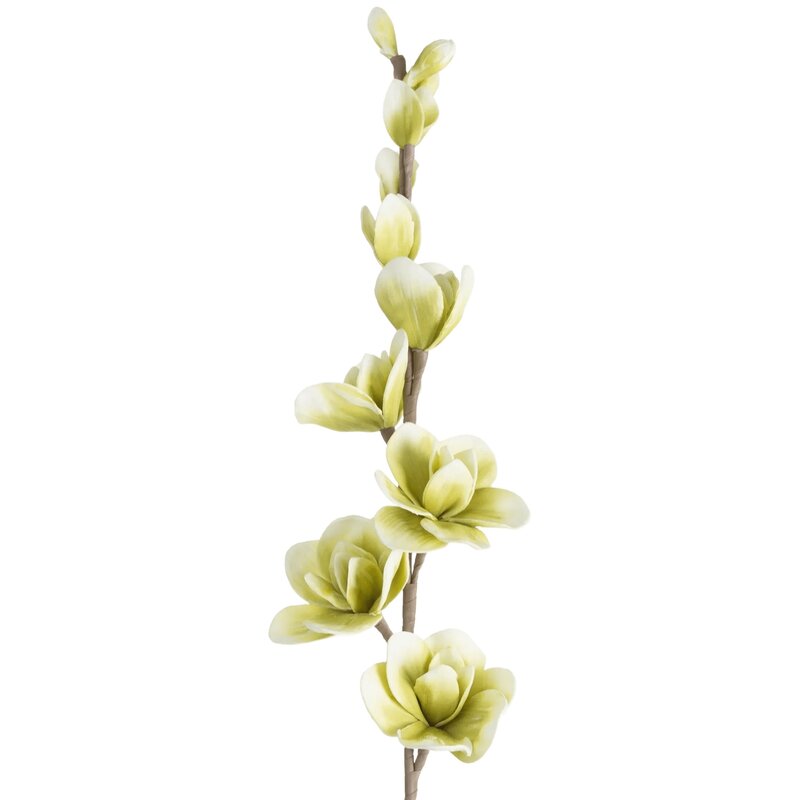 Sztuczny kwiat EUROFIRANY Flore 418080 Magnolia Zielony