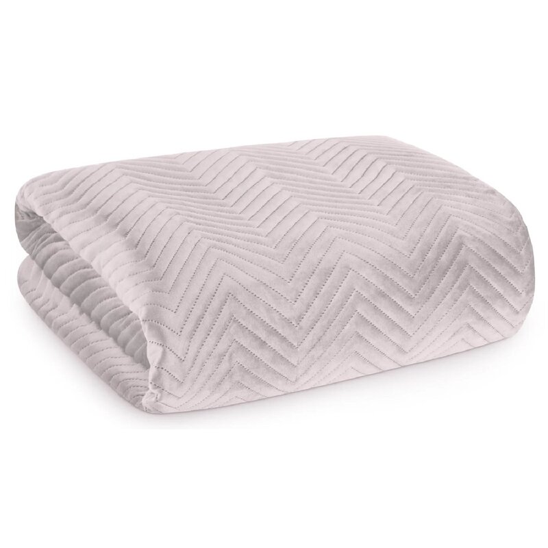 Narzuta EUROFIRANY Sofia 230 x 260 cm Pudrowy róż