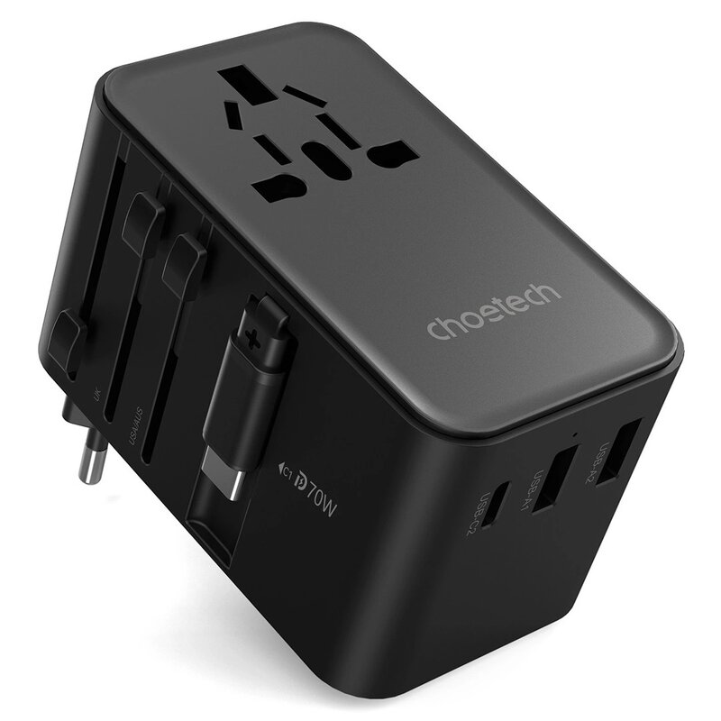 Ładowarka podróżna CHOETECH PD5022 70W Czarny