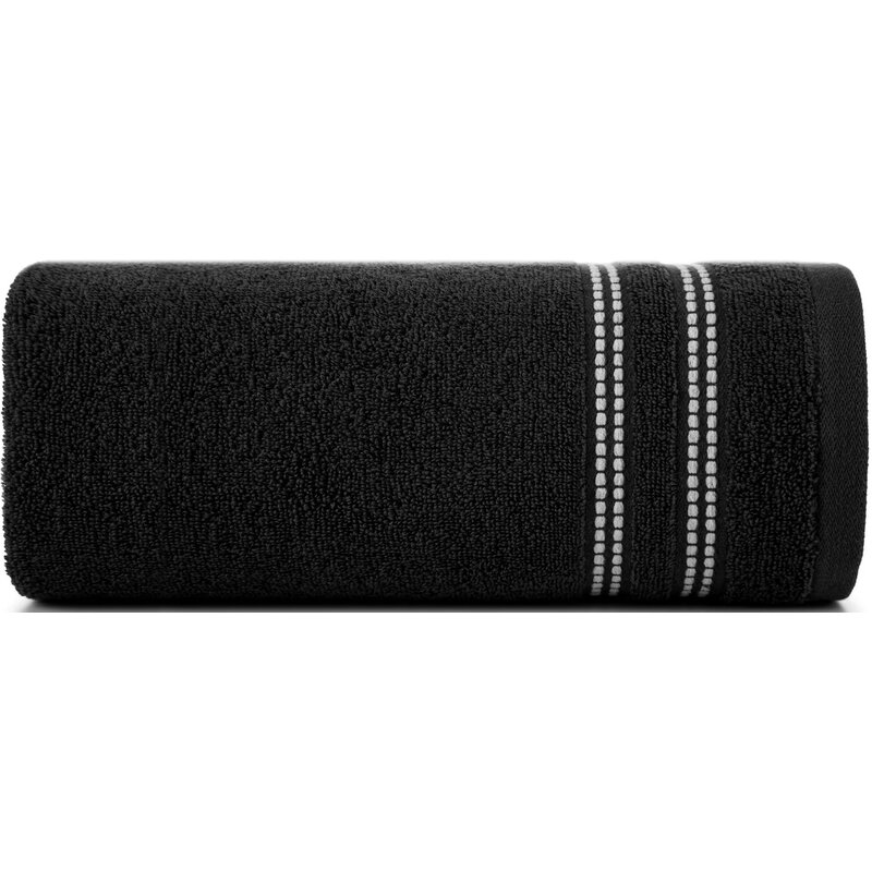 Ręcznik Ally (03) Czarny 50 x 90 cm