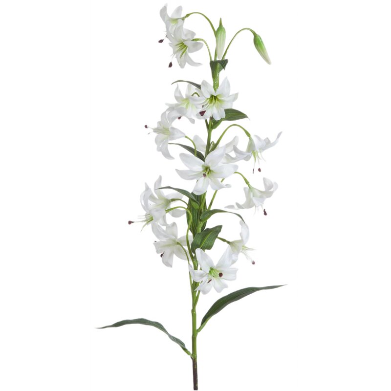 Sztuczny kwiat EUROFIRANY Natu 383 Lilia Biały
