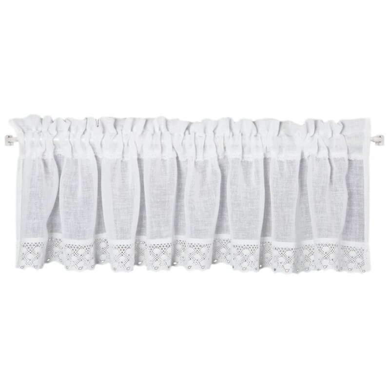 Firana gotowa EUROFIRANY Lisa 150 x 30 cm Biały