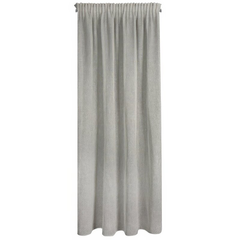 Firana gotowa EUROFIRANY Emilia 420353 140 x 270 cm Srebrny