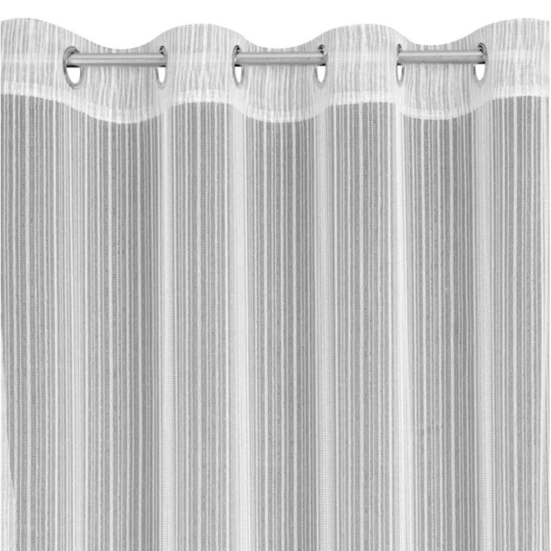Firana gotowa EUROFIRANY Noelia 140 x 250 cm Biały
