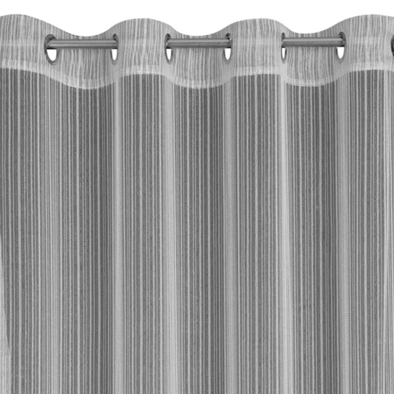 Firana gotowa EUROFIRANY Noelia 140 x 250 cm Srebrny