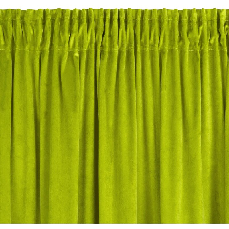 Zasłona EUROFIRANY Pierre 140 x 300 cm Oliwkowy