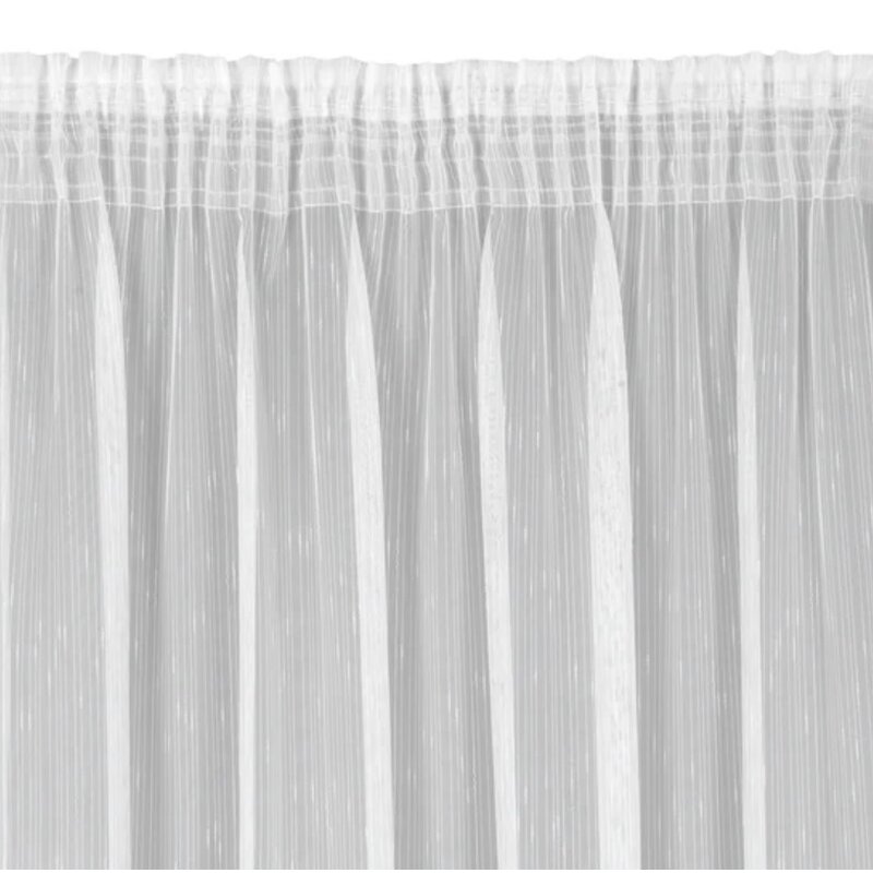 Firana gotowa EUROFIRANY Pilar 140 x 270 cm Biały