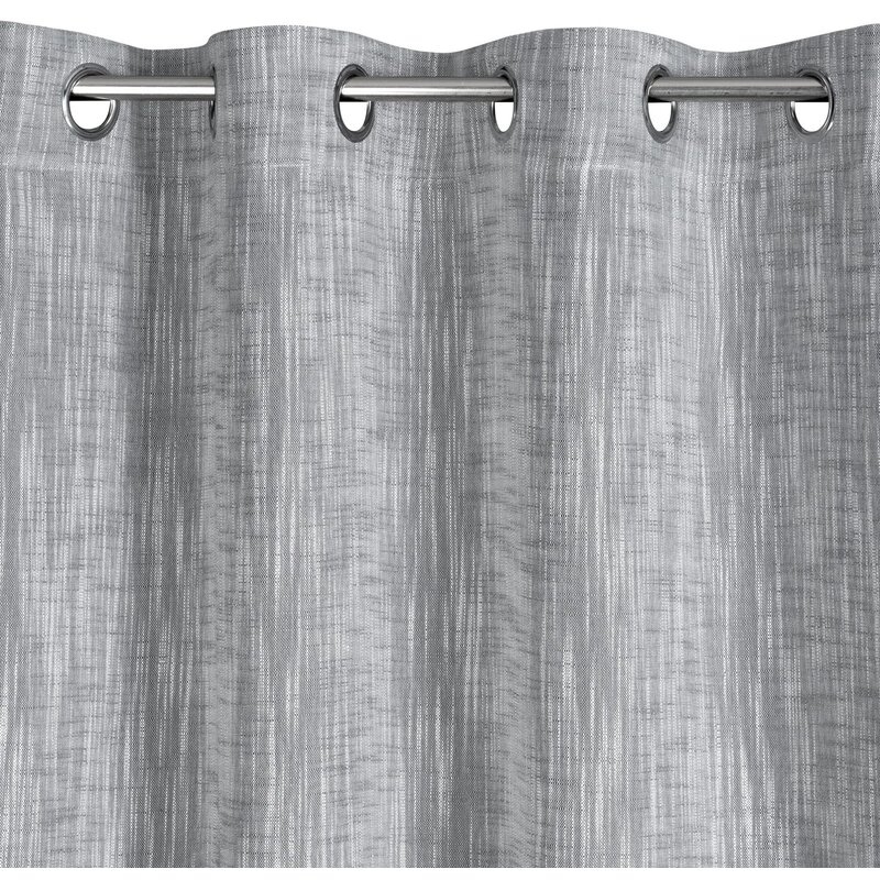 Zasłona EUROFIRANY Anika 140 x 250 cm Stalowy