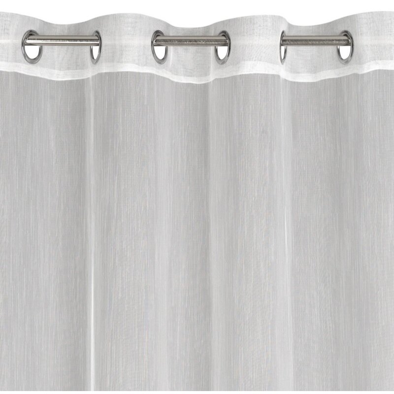 Firana gotowa EUROFIRANY Nicea 140 x 250 cm Biały