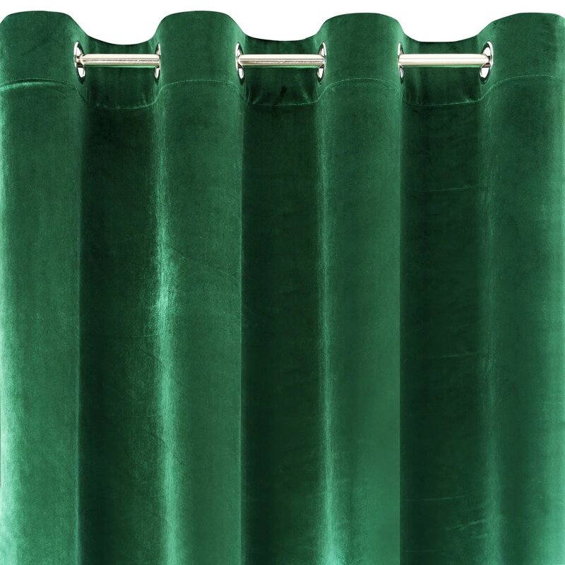 Zasłona EUROFIRANY Samanta 140 x 250 cm Zielony