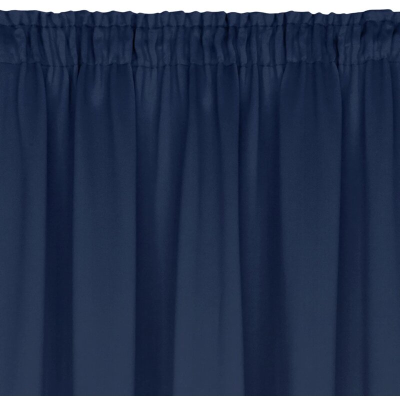 Zasłona EUROFIRANY Logan 135 x 270 cm Granatowy
