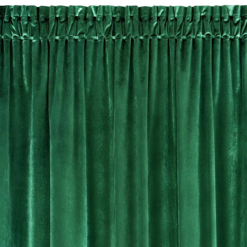 Zasłona EUROFIRANY Samanta 140 x 270 cm Zielony