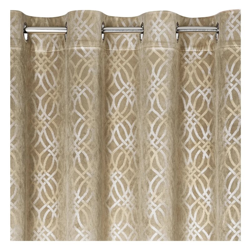 Zasłona EUROFIRANY Areta 140 x 250 cm Beżowy