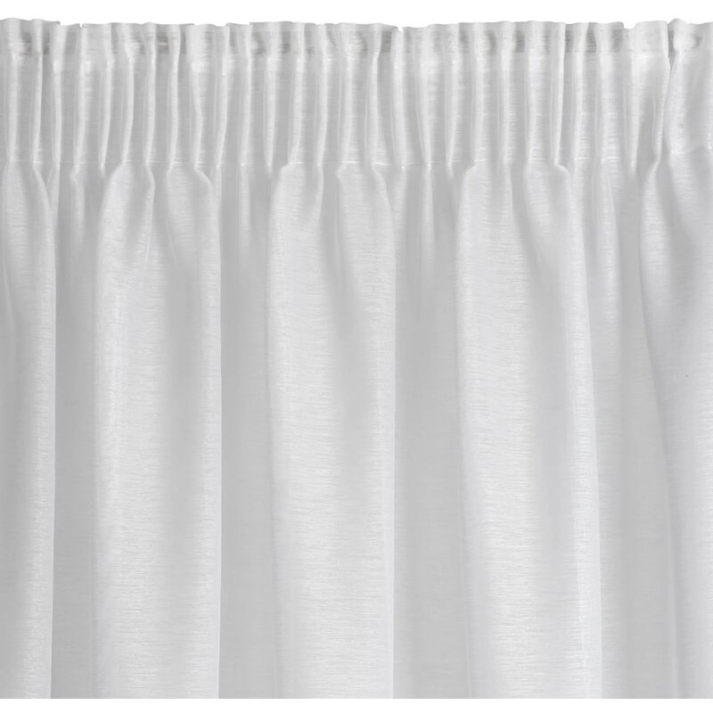 Firana gotowa EUROFIRANY Rebecca 400 x 150 cm Biały