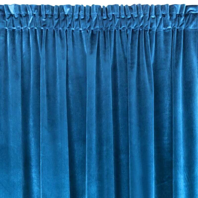 Zasłona EUROFIRANY Samanta 140 x 300 cm Granatowy